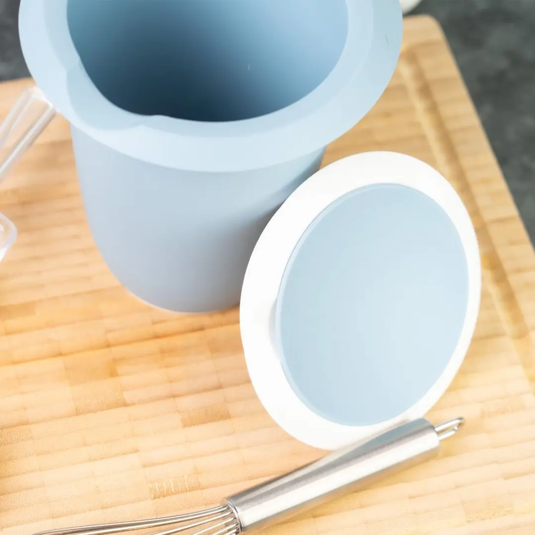 Westmark Beslagkom 1L - wit/blauw - 3151227B