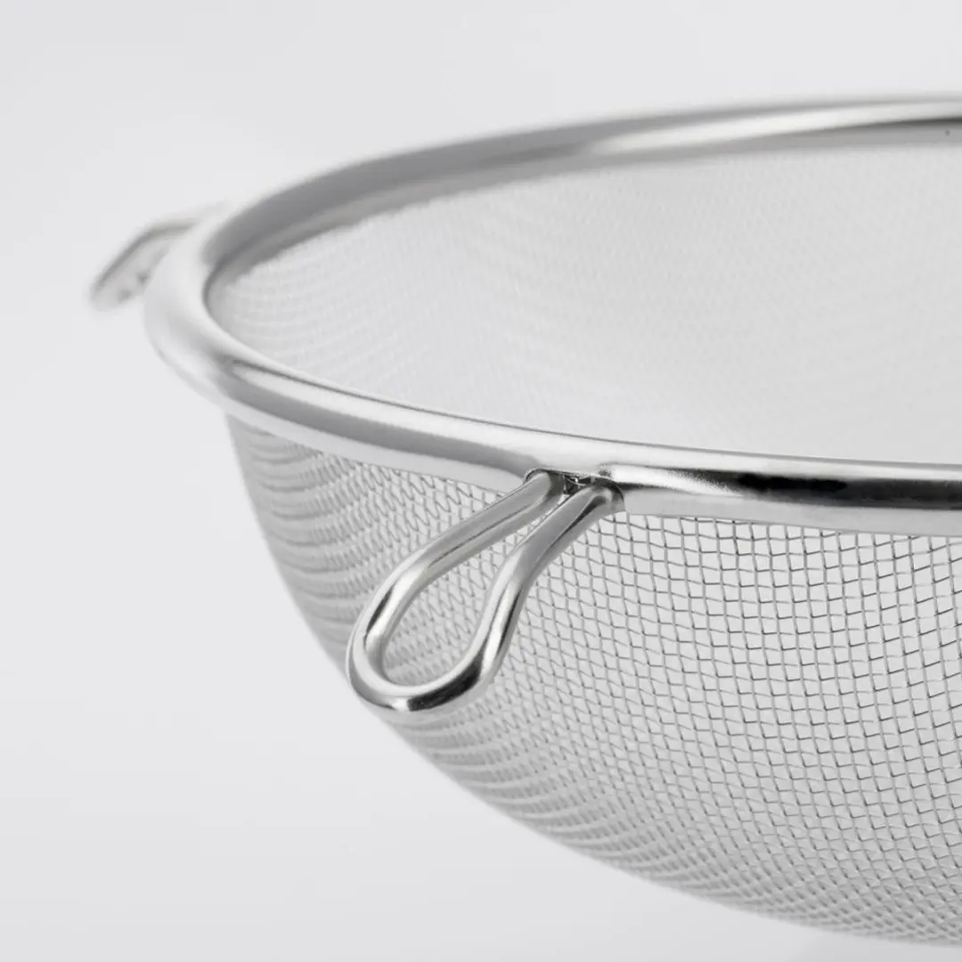 Westmark Huishoudzeef Traditionell 20cm - Roestvrij staal/zwart