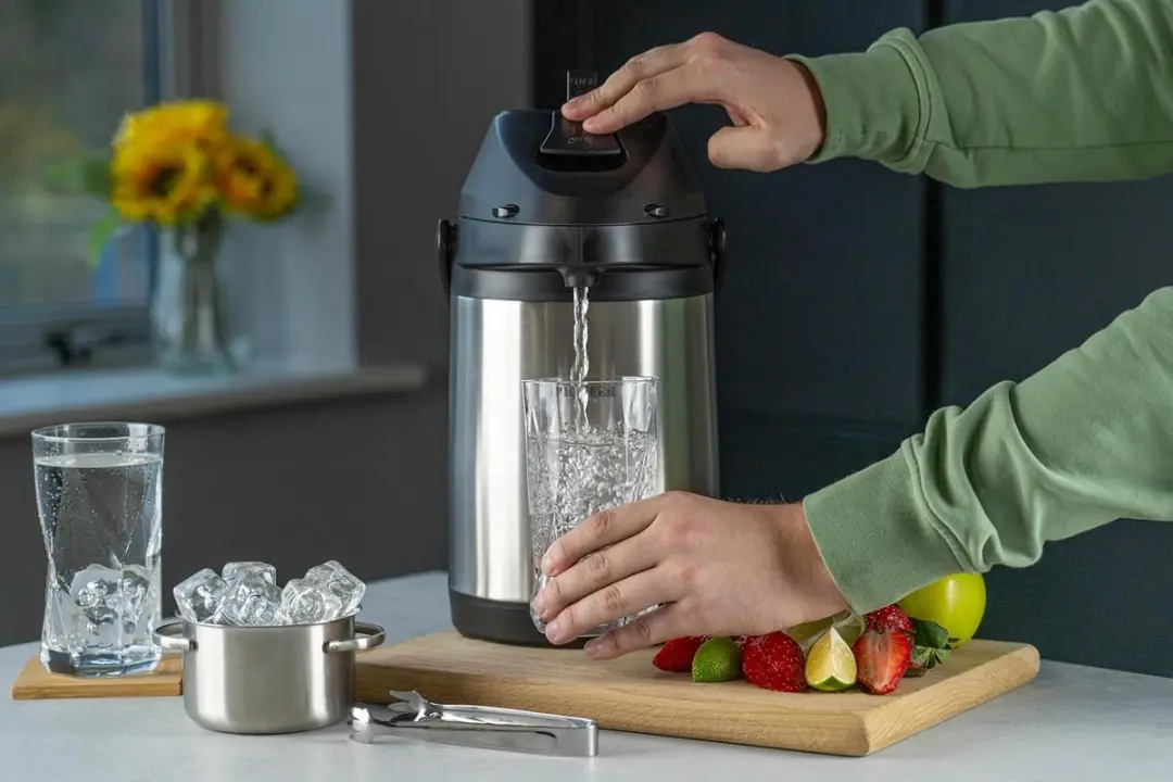 Pioneer Thermoskan 3L - Zilver - afbeelding 5 van 6