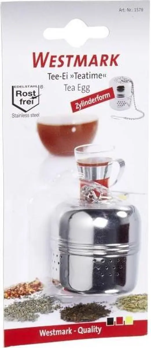 Westmark Thee-Ei RVS - 4 cm - Zilver