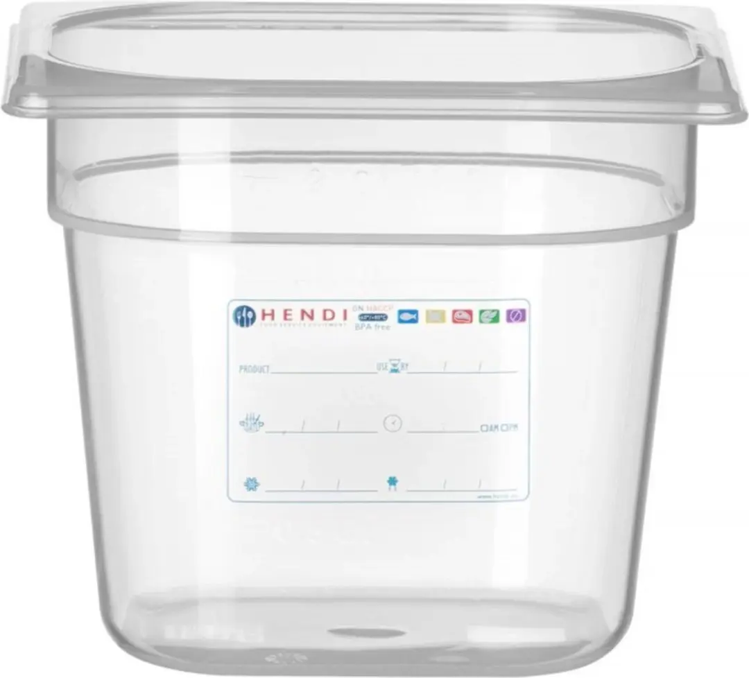 HENDI GN1/1 Gastronorm Luchtdichte Container 2,4L