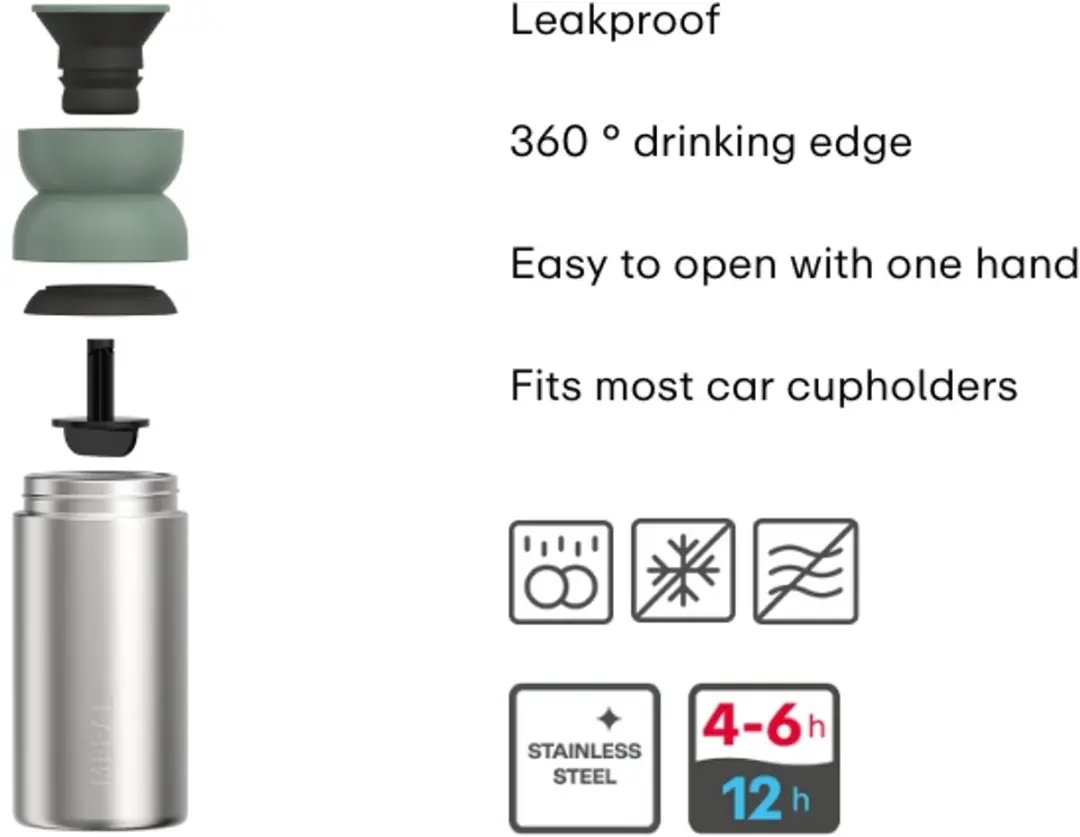 Mepal Isoleer Koffiebeker Ellipse 350ml - Vivid blue
