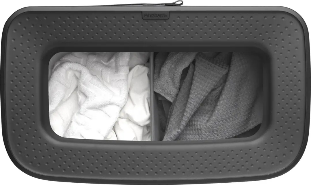 Brabantia Bo Hi Wasmand 200540 - 2x45L - 2 Vakken - Wit
