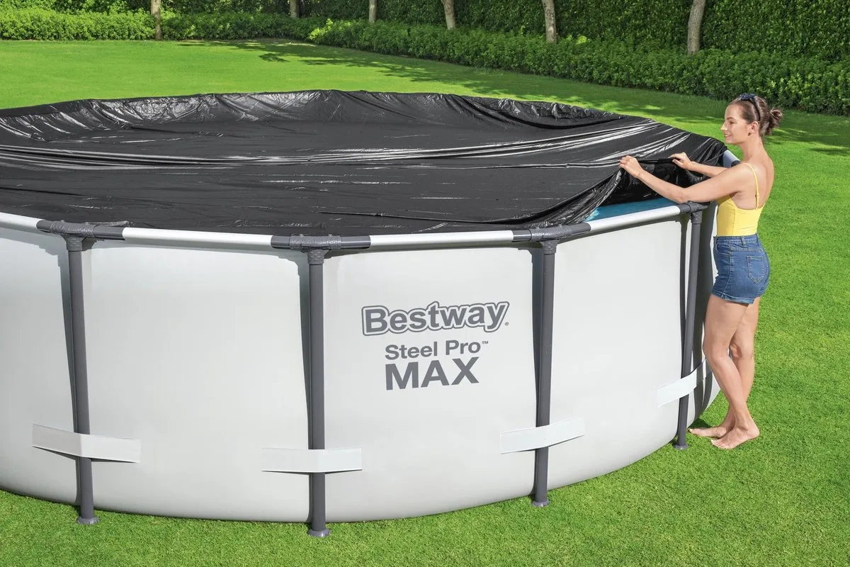 Bestway Zwembad Afdekzeil 305cm - Zwart