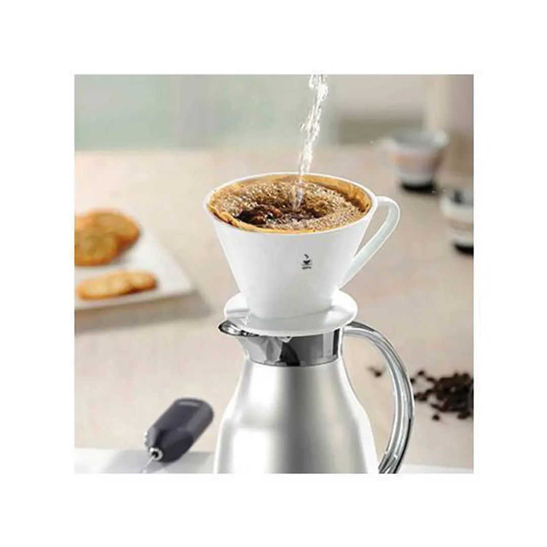 GEFU Sandro Koffiefilterhouder Maat 4 - Porselein Wit