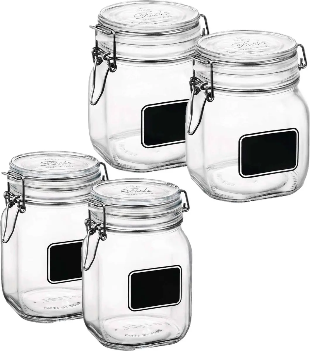 Bormioli Rocco Weckpotten Set 4x