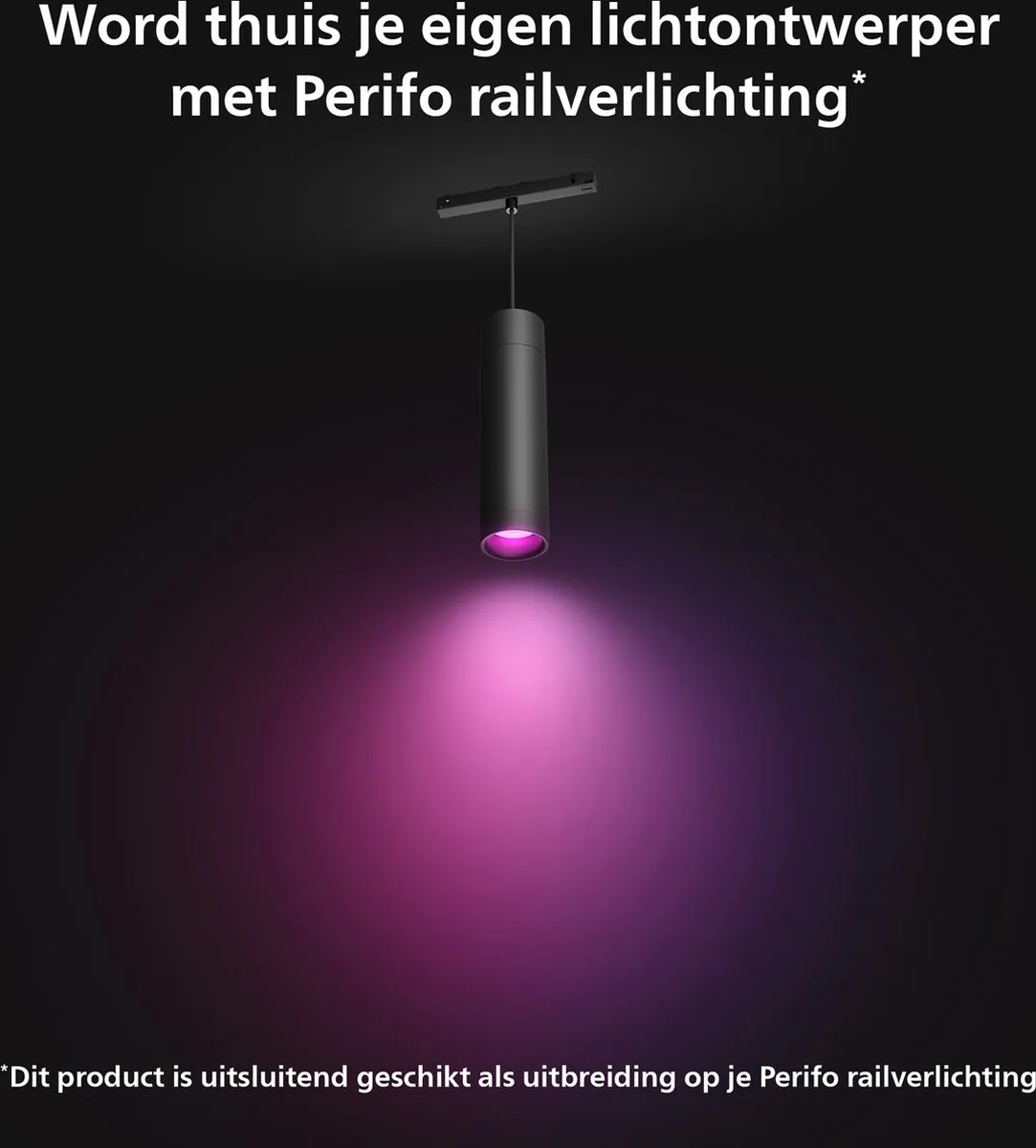 Philips Hue Perifo Hanglamp - 3 Lichtpunten - Zwart