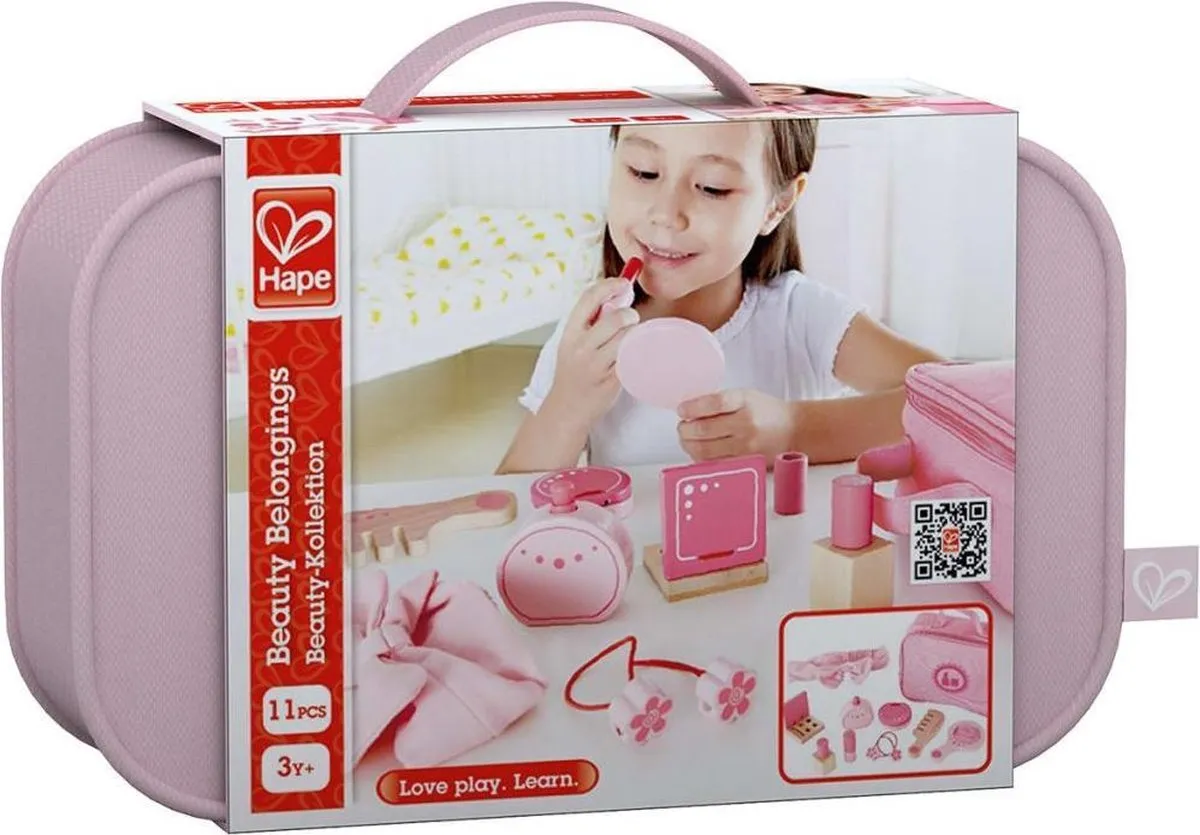 Hape Beauty Set Houten Speelgoed - Veelkleurig - afbeelding 6 van 6