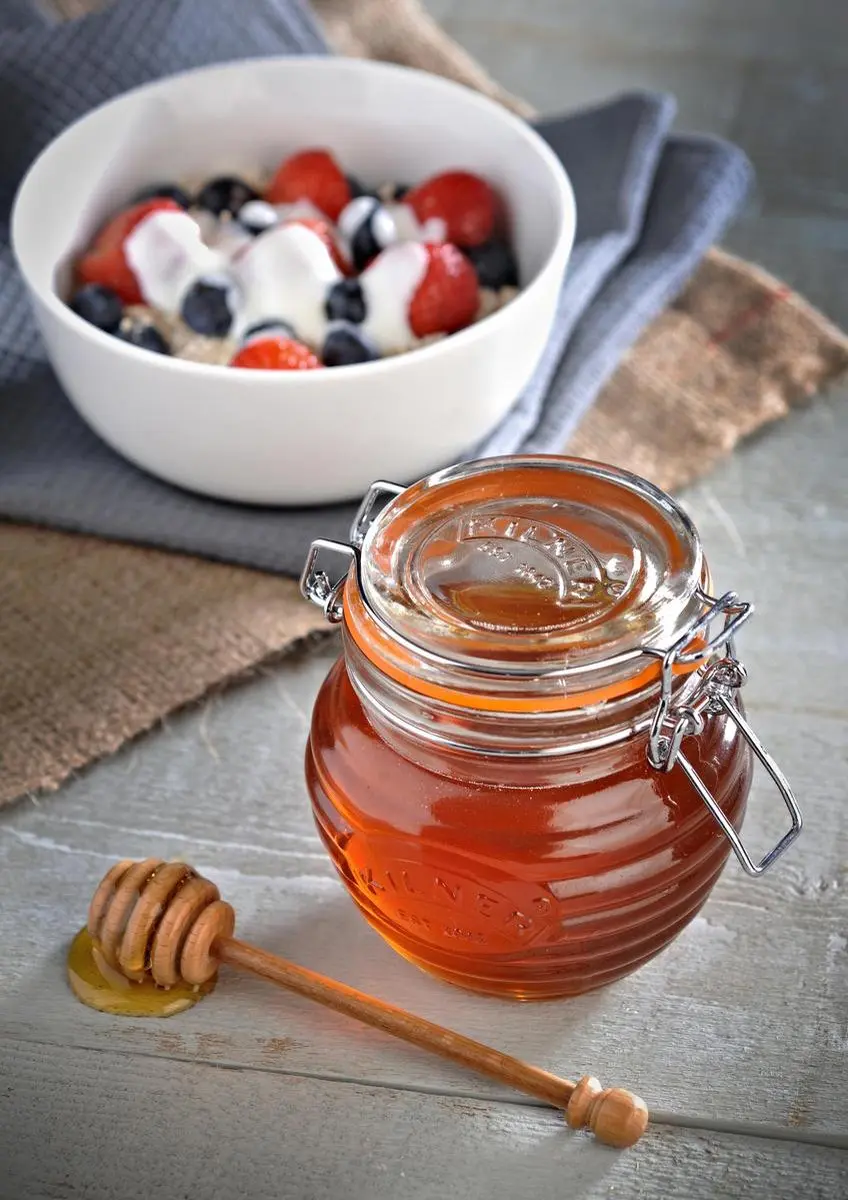 Kilner Honingpot met Dipper T0815678 - 0,4L - Transparant