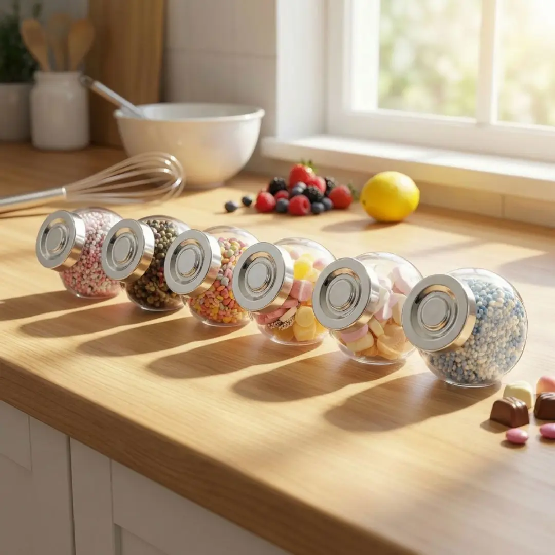 Alpina Glazen Pottenset 5-delig - Transparant