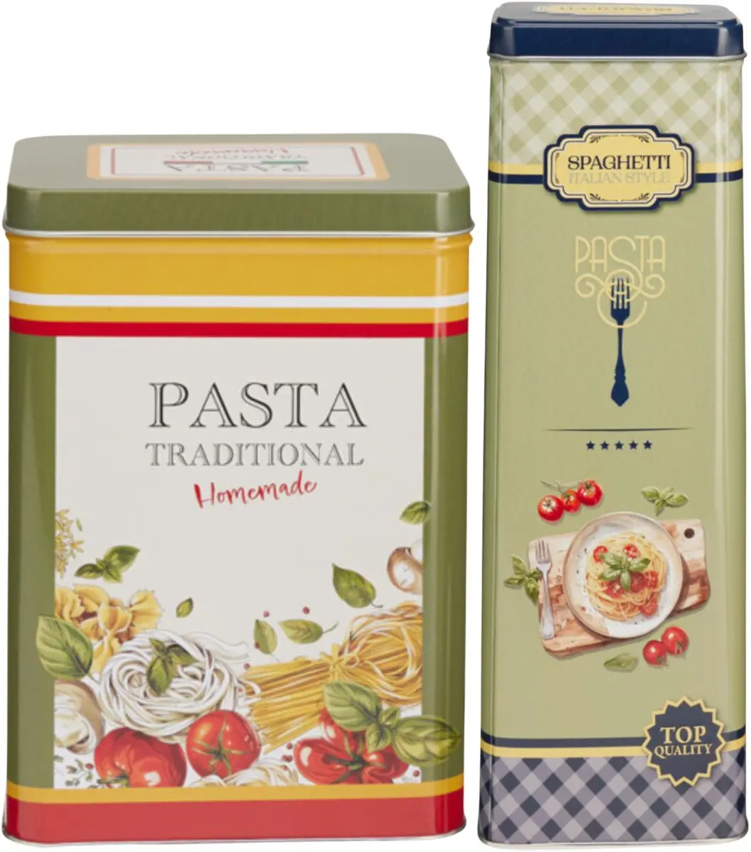 Excellent Houseware Nostalgia Pasta Bewaarblik