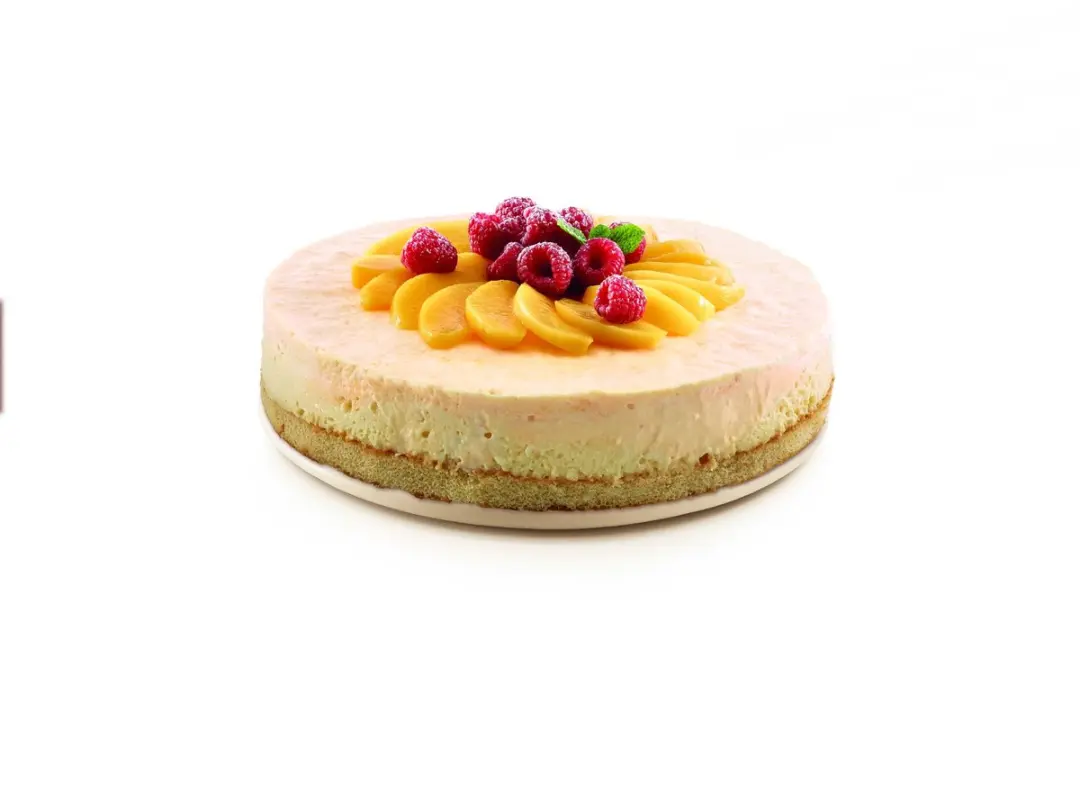 Lékué Springvorm Rond Keramisch Bord 23cm - Rood