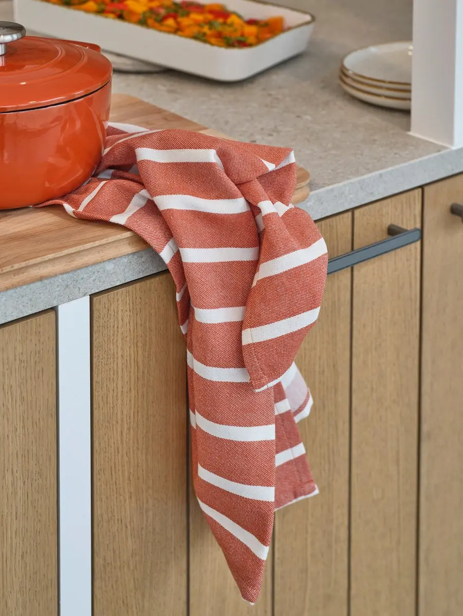 Cosy&Trendy Theedoeken Roest - 3 Stuks 50x70cm - Katoen