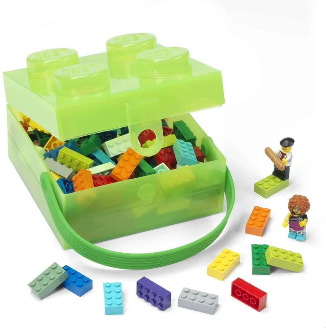 LEGO Lunchbox Brick 4 Groen - 1 Vak