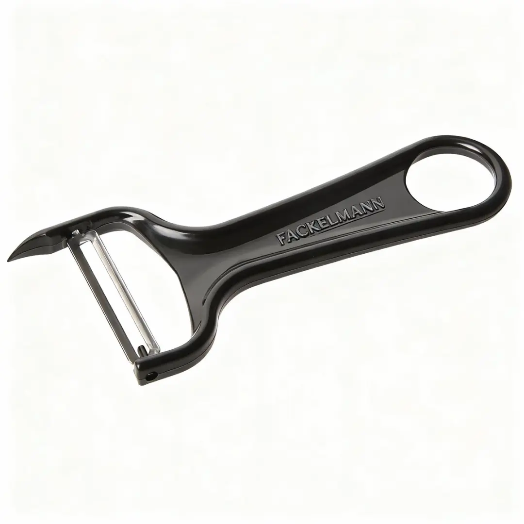 Fackelmann Groenteschiller 14cm - Wit/Zwart