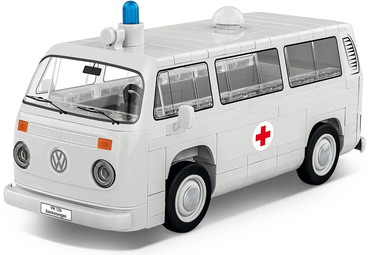 Cobi VW T2B Ambulance 169 Stukken - Meerkleurig