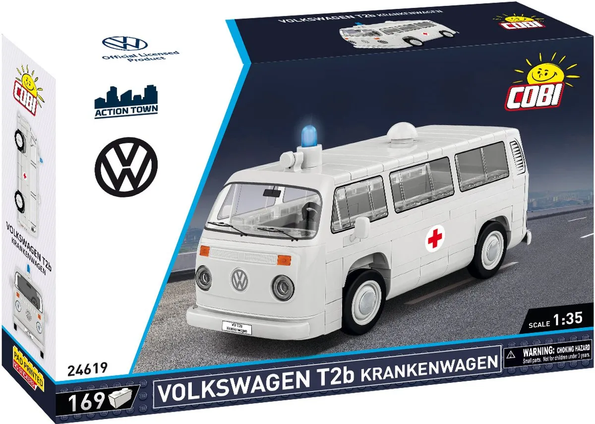 Cobi VW T2B Ambulance 169 Stukken