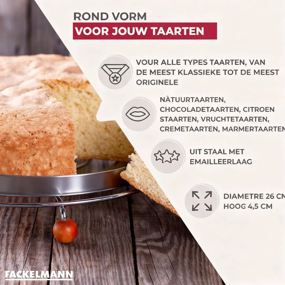 Fackelmann Geglazuurde Tulbandvorm 26cm - Zwart
