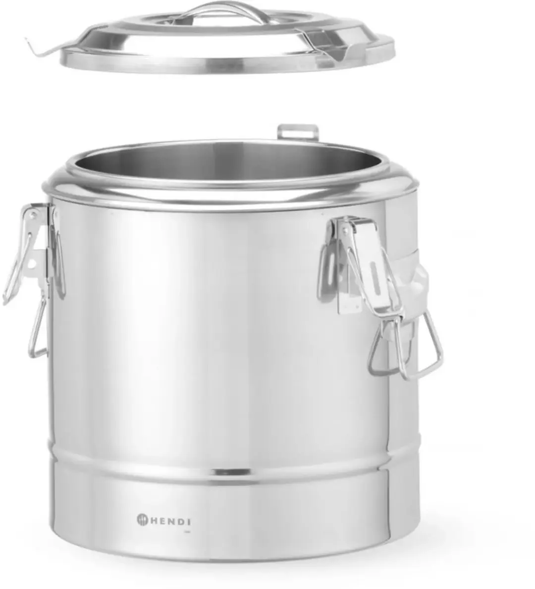 HENDI Warmhoud Transportcontainer 11L - 30x34,5cm - Zilver