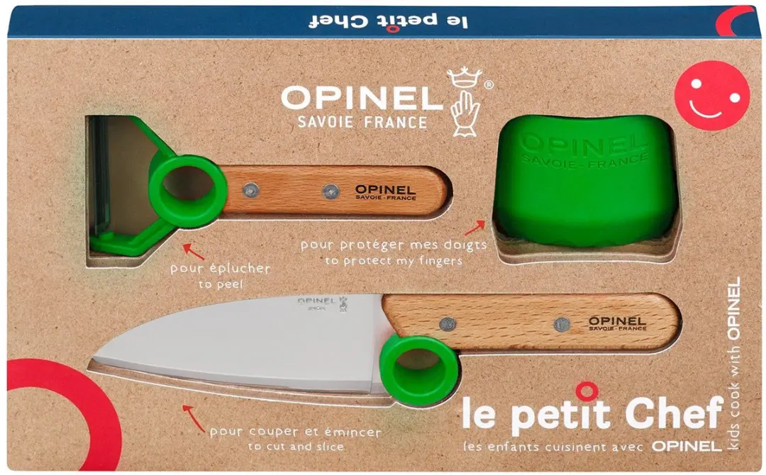 Opinel Le Petit Chef Kinderkeukenset Groen