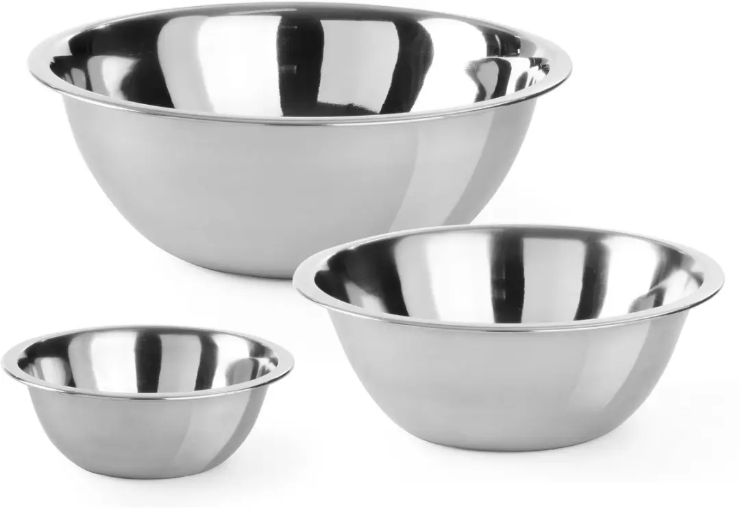 Hendi Beslagkom 2,3L - Roestvrij staal - Ø24cm