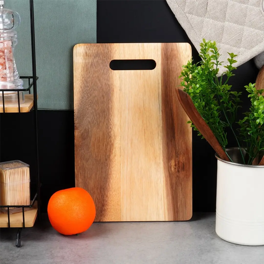 Excellent Houseware Acacia Snijplank 30x20cm - Natuurlijk