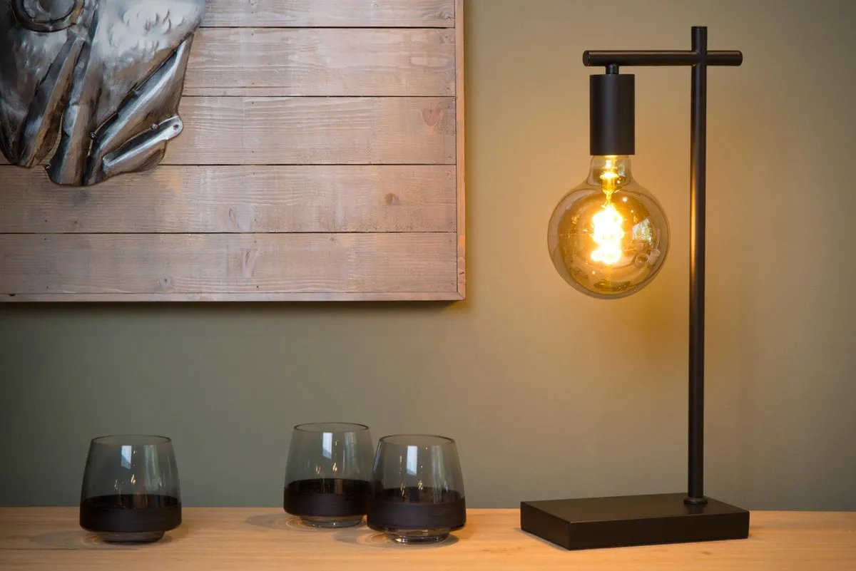 Lucide Leanne Tafellamp E27 - Zwart