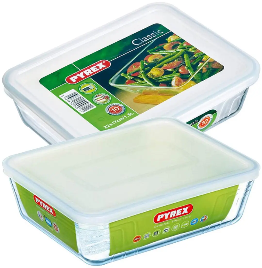 PYREX Ovenschalen Set 2 Stuks - 3L - Transparant