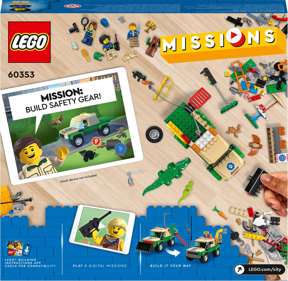 LEGO City Missies Wilde dieren reddingsmissies - 60353