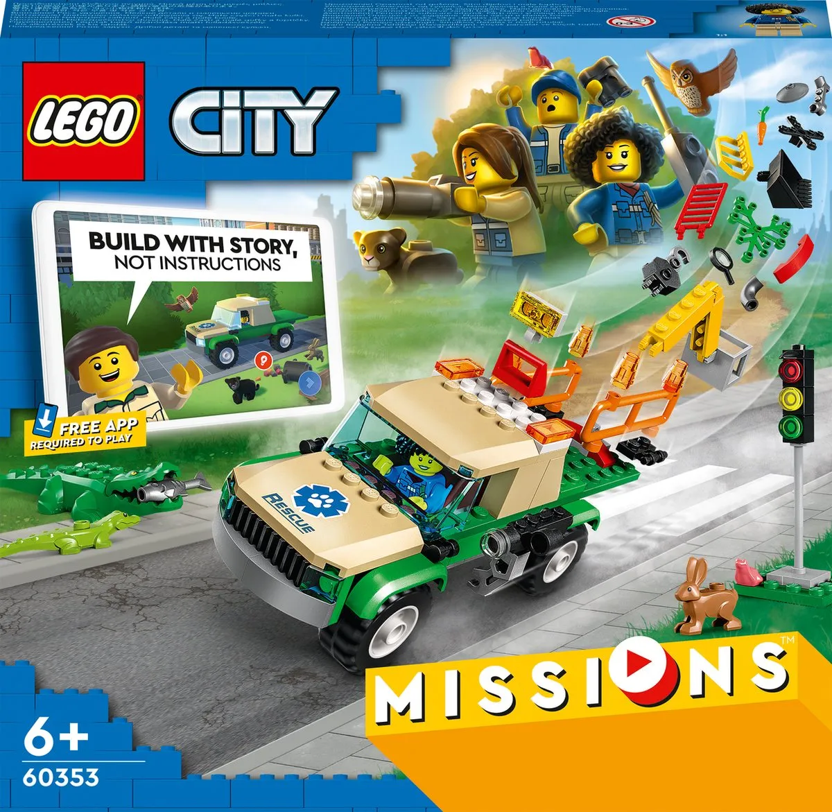 LEGO City Wilde Dieren Reddingsmissies 60353