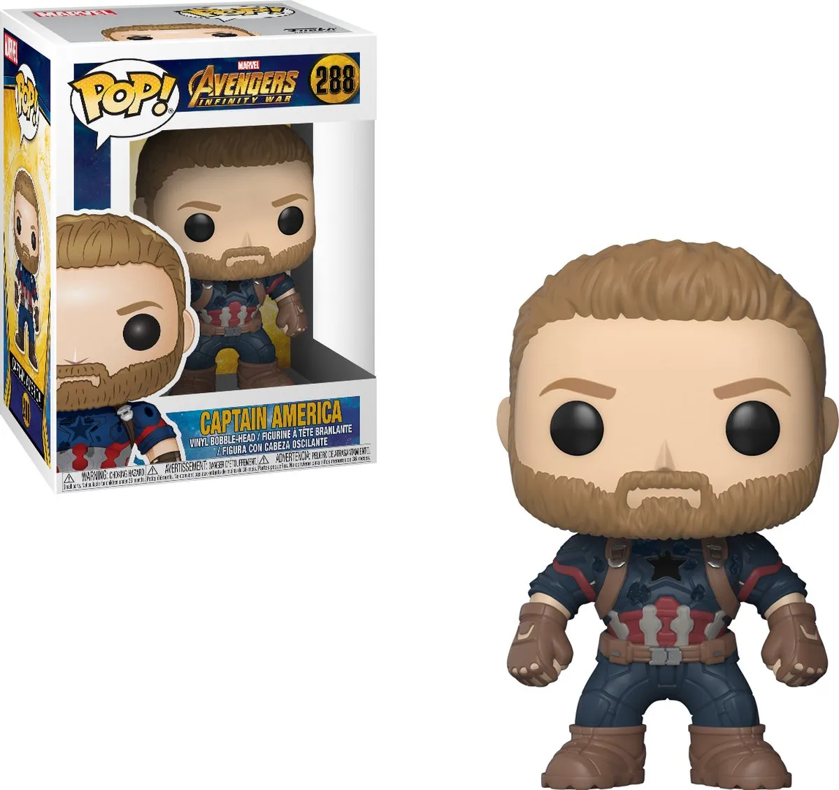 Funko Pop! Avengers Infinity War Captain America #288 Verzamelfiguur