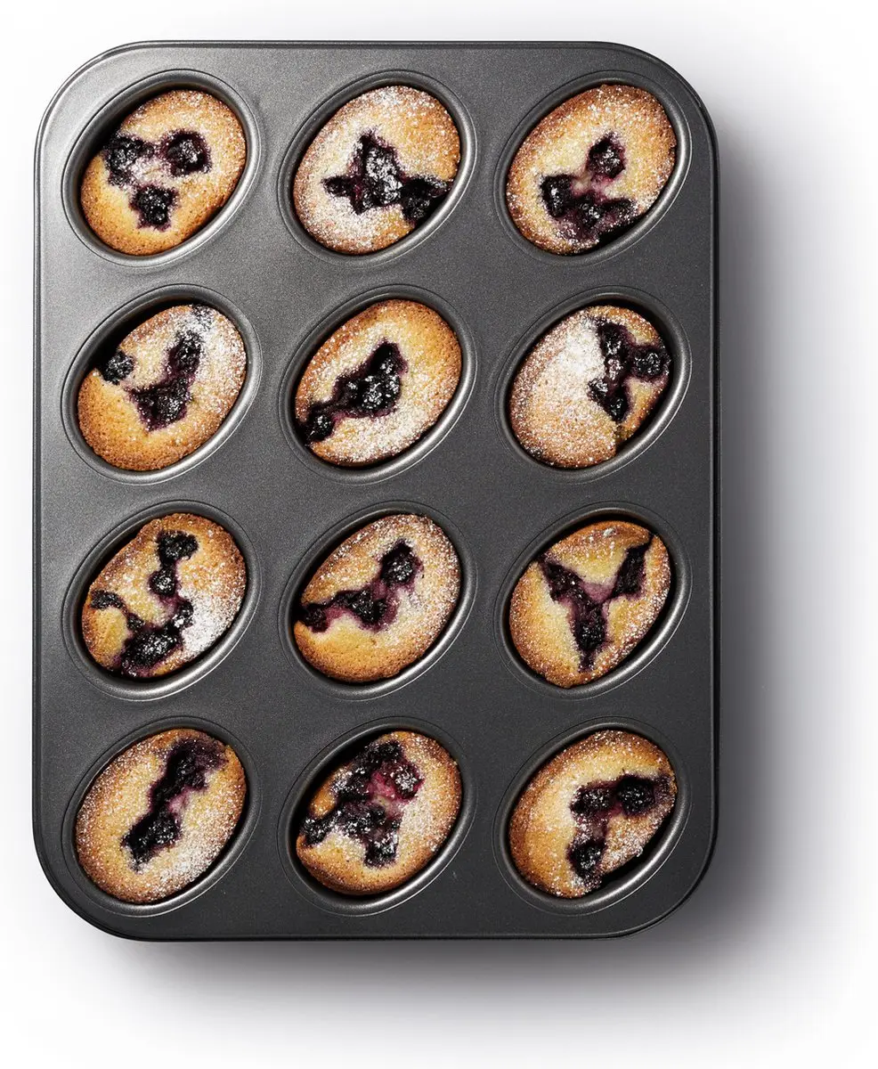 MasterClass Brownieblik 12 Vakjes - 35,5x26,5cm Grijs