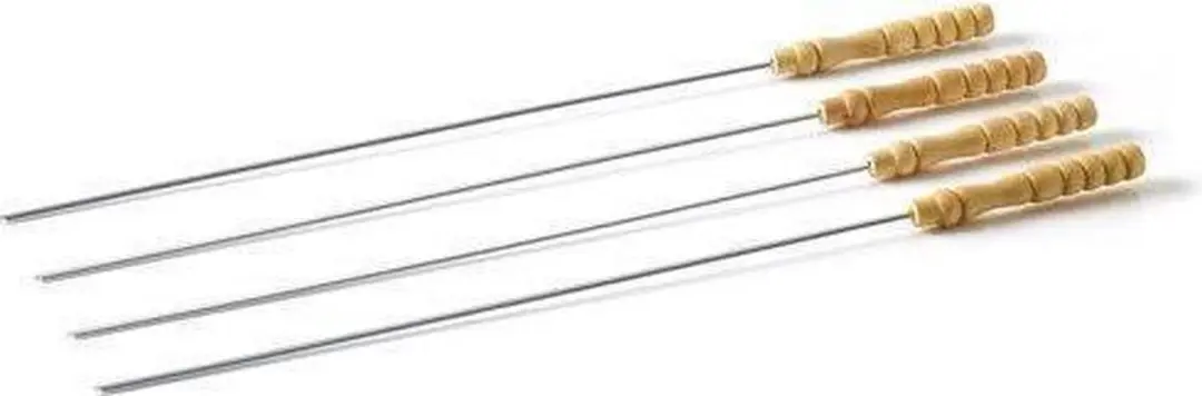 Barbecook Houten Handvat Spiesjes 4 Stuks