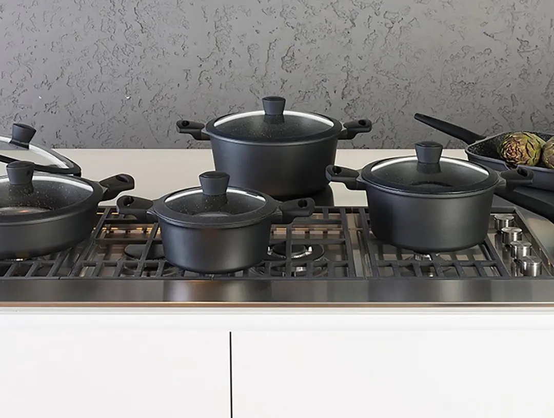Sola Fair Cooking Hapjespan 28cm - Zwart/Wit