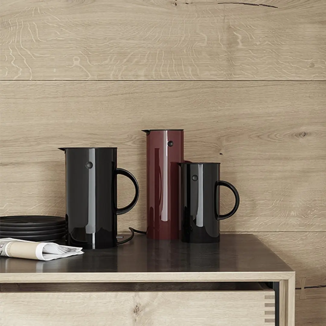 Stelton EM77 Thermoskan 1L - Zwart