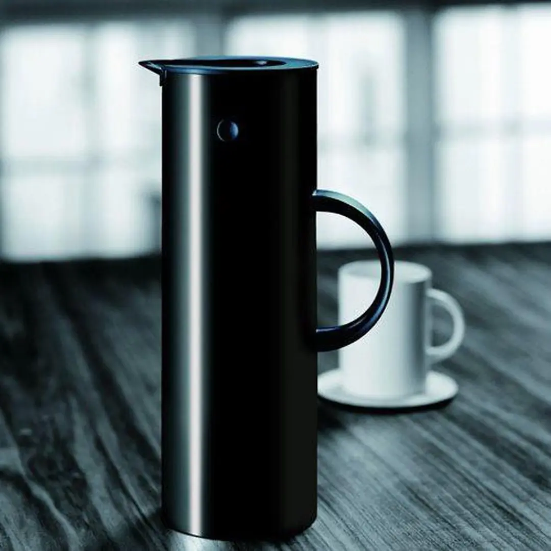 Stelton EM77 Thermoskan 1L - Zwart
