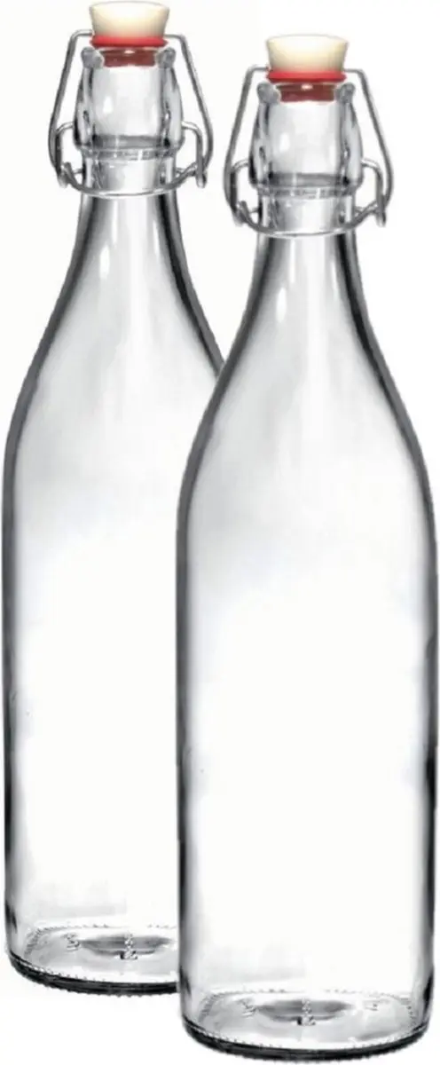Bormioli Rocco Beugelfles 1L - 2 Stuks