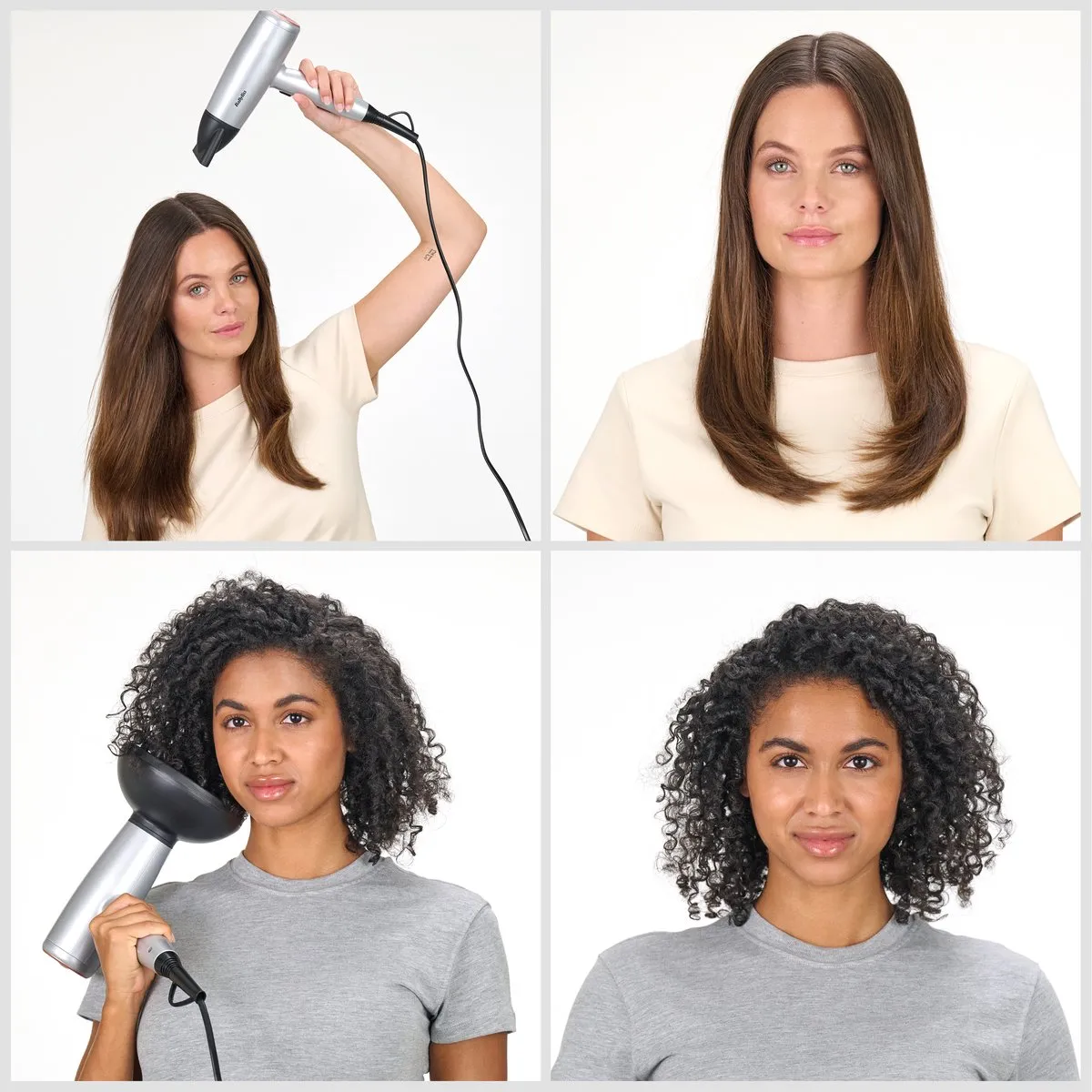 BaByliss Cosmos D580DE Haardroger - 2100W - Cosmic Grey