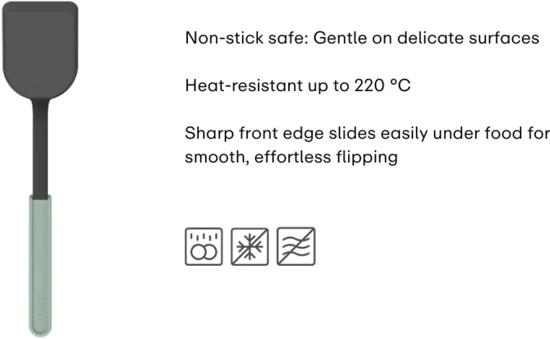 Mepal Spatel Chef it 32cm - Silicone - Nordic sage