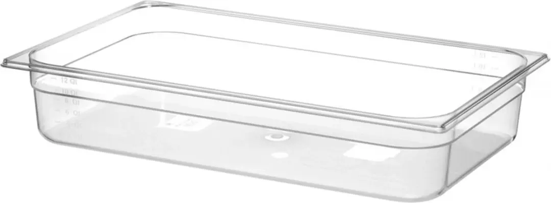 HENDI Gastronorm Container 14L - 530x325x100mm - Transparant