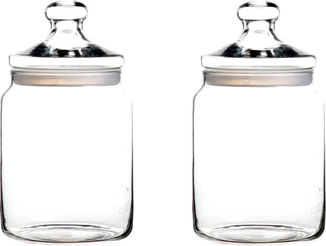 Luminarc Voorraadpot Glas 2000ml - Set van 2