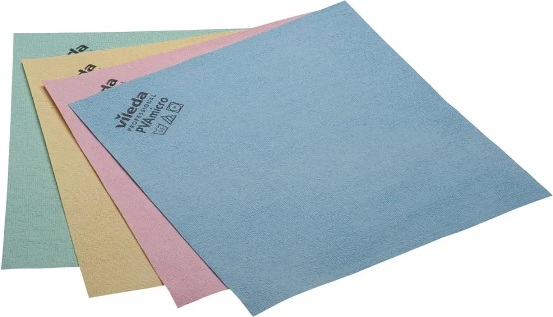 Vileda Microvezeldoek PVA - 5 Stuks Rood