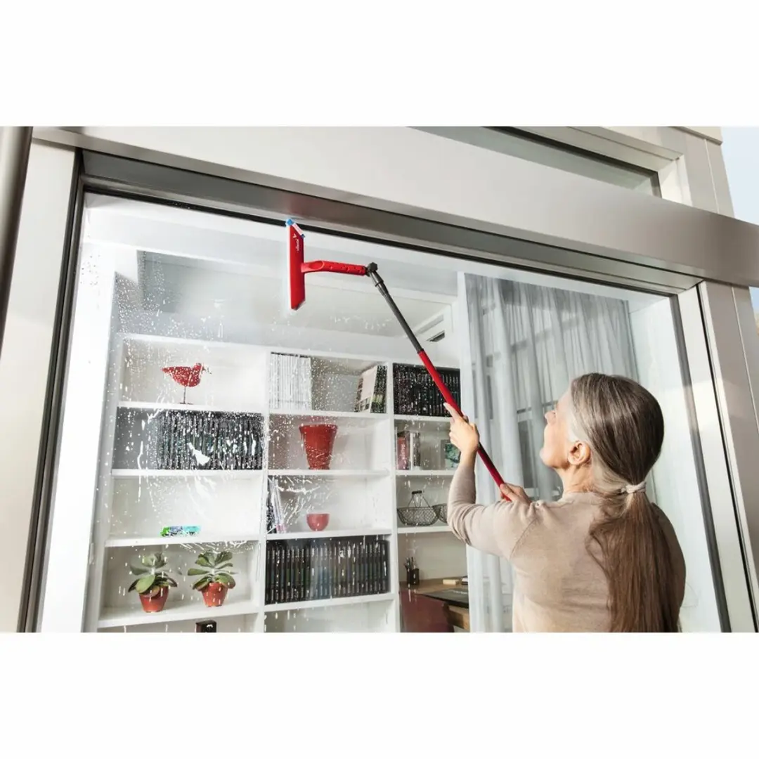 Vileda Vensterwisser 2in1 123384 - Rood/Wit - afbeelding 6 van 6