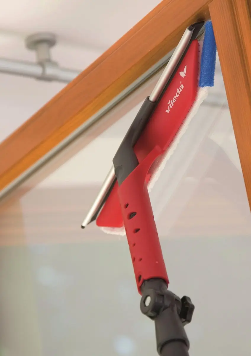 Vileda Vensterwisser 2in1 123384 - Rood/Wit