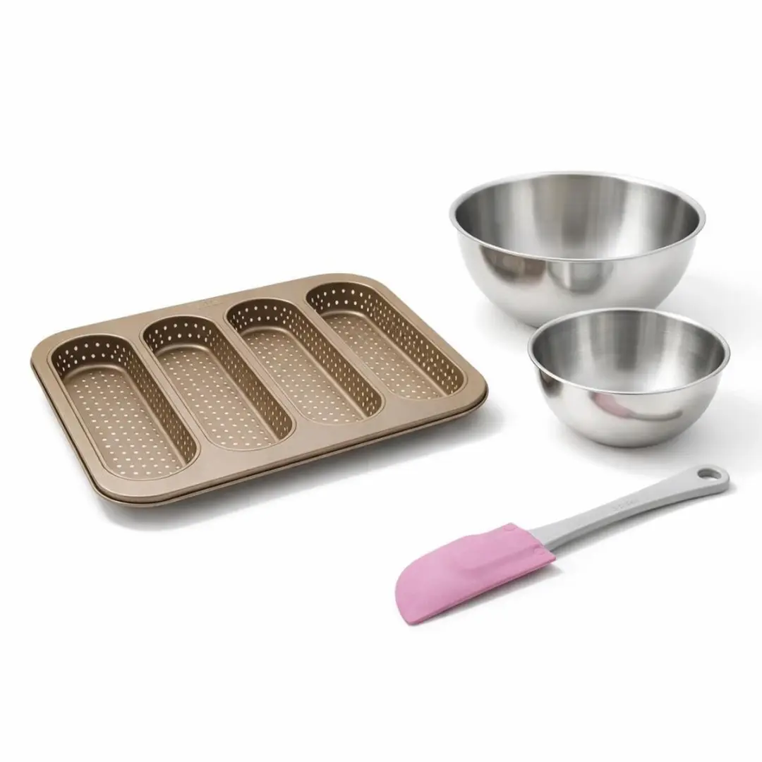 Zenker Set Mini Baguettes Mal & Accessoires - Goud