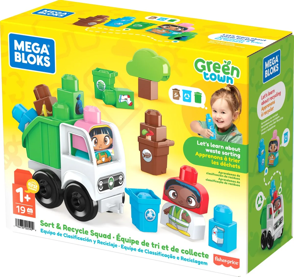 Mega Bloks Green Town Sort & Recycle Squad