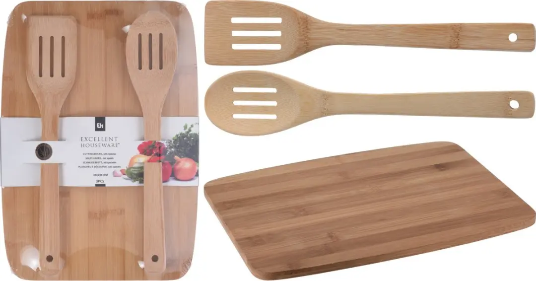 Excellent Houseware Bamboe Snijplank - Bruin