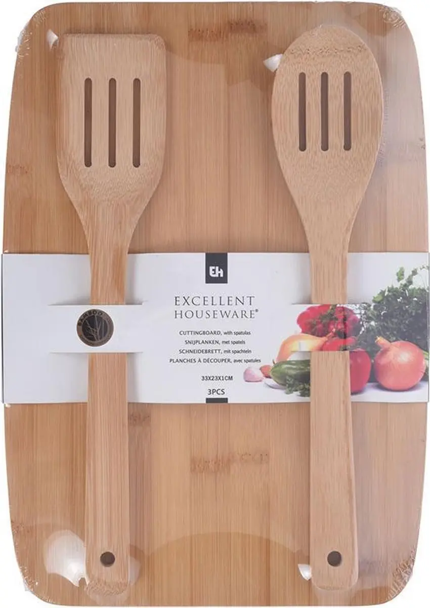 Excellent Houseware Bamboe Snijplank - Bruin