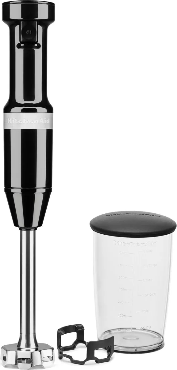 KitchenAid 5KHBV53EOB Staafmixer - 180W - 0,7L - Onyx Zwart