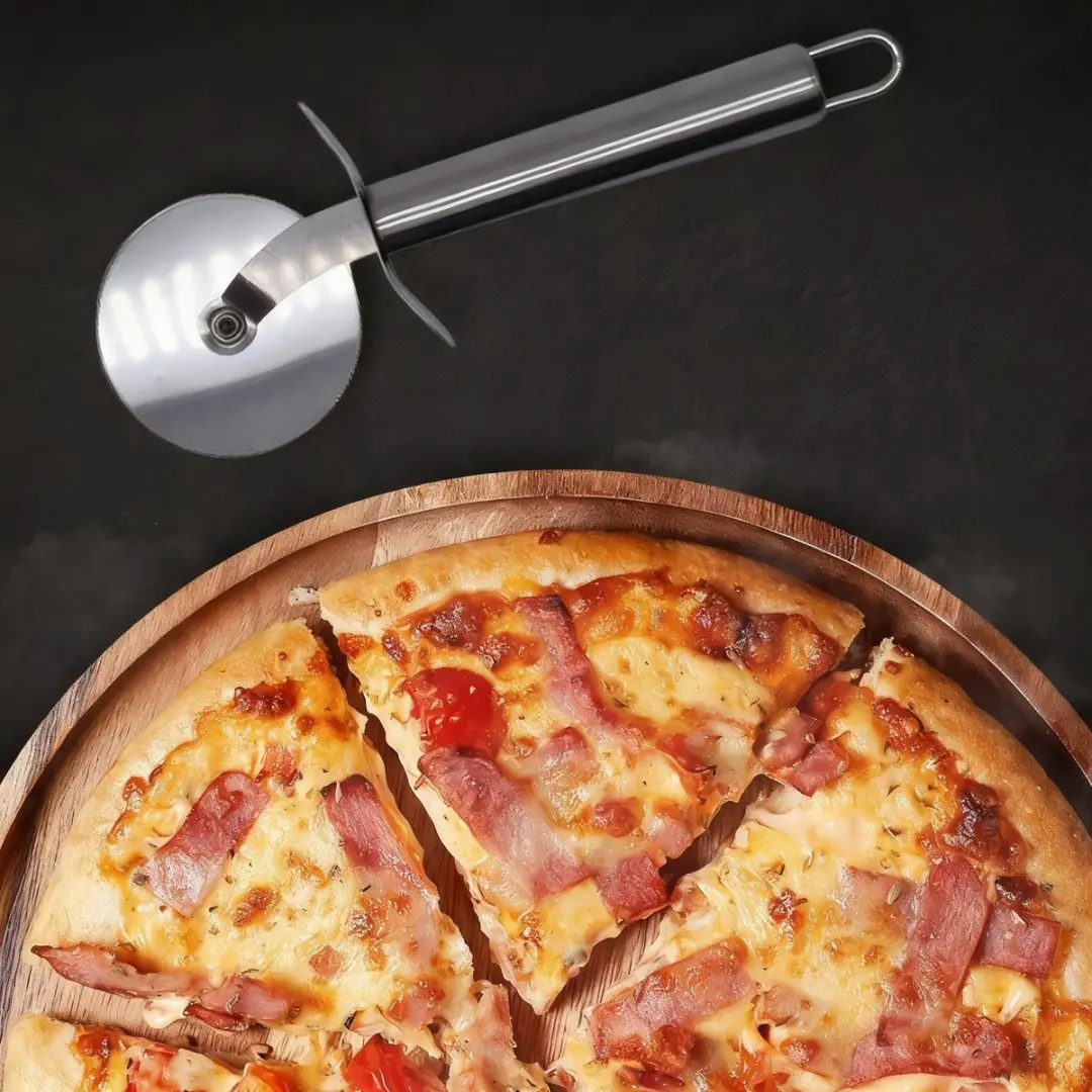Fackelmann Elemental Pizzaroller 24cm - Grijs